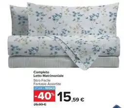 Carrefour Completo Letto Matrimoniale offerta