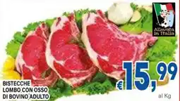 DEM Bistecche lombo con osso di bovino adulto offerta