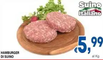 DEM Hamburger di suino offerta