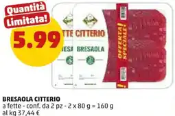 PENNY Bresaola CITTERIO offerta