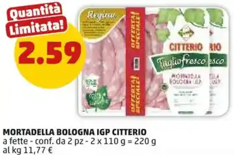 PENNY Mortadella bologna igp CITTERIO offerta