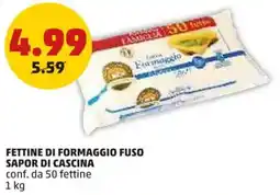 PENNY Fettine di formaggio fuso SAPOR DI CASCINA offerta