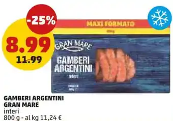 PENNY Gamberi argentini gran mare offerta