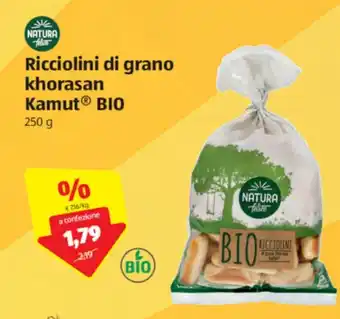 ALDI Ricciolini di Grano Khorasan Kamut Bio 250 g offerta