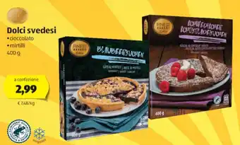 ALDI Dolci Svedesi Cioccolato/Mirtilli 400 g offerta