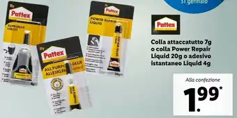 Lidl Colla attaccatutto 7g offerta