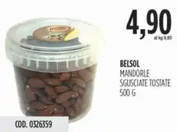 Carico Cash & Carry Belsol mandorle sgusciate tostate offerta
