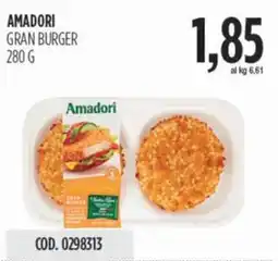 Carico Cash & Carry Amadori gran burger offerta