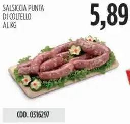 Carico Cash & Carry Salsiccia punta di coltello offerta