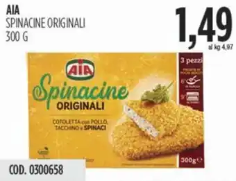 Carico Cash & Carry Aia spinacine originali offerta