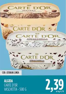 Carico Cash & Carry Algida carte d'or vaschetta offerta