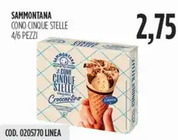 Carico Cash & Carry Sammontana cono cinque stelle offerta