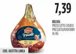 Carico Cash & Carry Belsol prosciutto crudo pressato/addobbo offerta