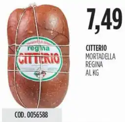Carico Cash & Carry Citterio mortadella regina offerta