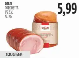 Carico Cash & Carry Coati porchetta 1/2 s.v. offerta