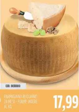 Carico Cash & Carry Parmigiano reggiano 24 mesi - forme intere offerta