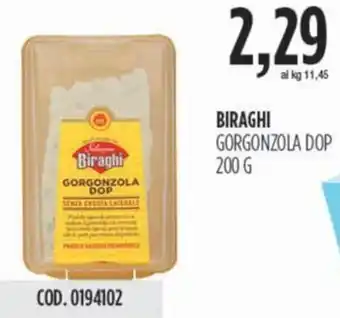 Carico Cash & Carry Biraghi gorgonzola dop offerta