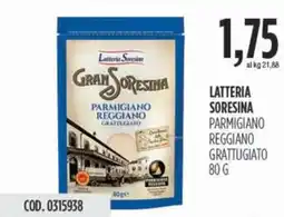 Carico Cash & Carry Latteria soresina parmigiano reggiano grattugiato offerta