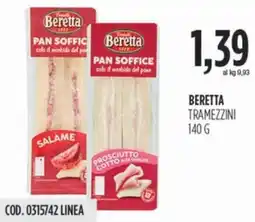 Carico Cash & Carry Beretta tramezzini offerta