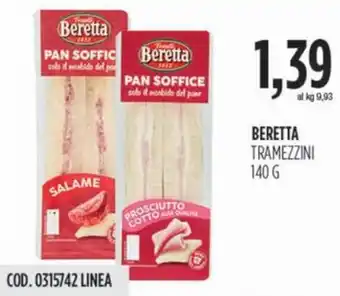 Carico Cash & Carry Beretta tramezzini offerta