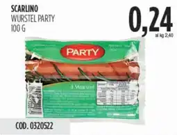 Carico Cash & Carry Scarlino wurstel party offerta