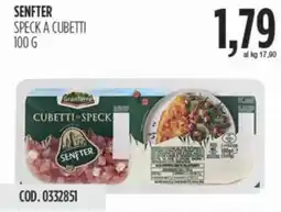 Carico Cash & Carry Senfter speck a cubetti offerta