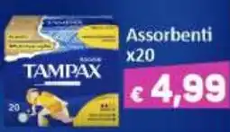Paghi Poco TAMPAX Assorbenti x20 offerta