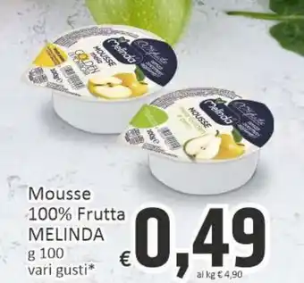 Paghi Poco Mousse 100% Frutta MELINDA offerta