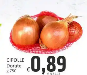 Paghi Poco CIPOLLE Dorate offerta
