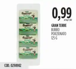 Carico Cash & Carry Gran terre burro porzionato offerta