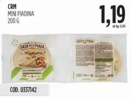 Carico Cash & Carry Crm mini piadina offerta