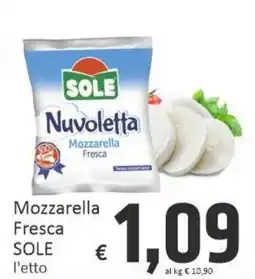 Paghi Poco Mozzarella Fresca SOLE offerta