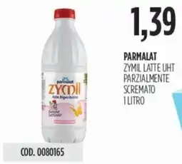 Carico Cash & Carry Parmalat zymil latte uht parzialmente scremato offerta
