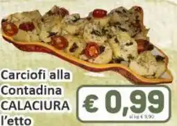 Paghi Poco Carciofi alla Contadina CALACIURA offerta