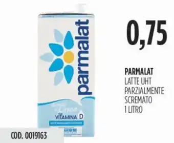 Carico Cash & Carry Parmalat latte uht parzialmente scremato offerta