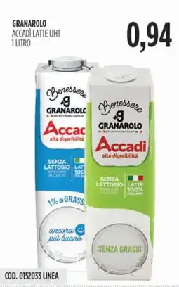 Carico Cash & Carry Granarolo accadi latte uht offerta