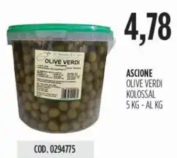 Carico Cash & Carry Ascione olive verdi kolossal offerta