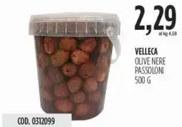 Carico Cash & Carry Velleca olive nere passoloni offerta