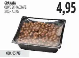 Carico Cash & Carry Granata olive schiacciate offerta