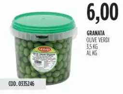 Carico Cash & Carry Granata olive verdi offerta