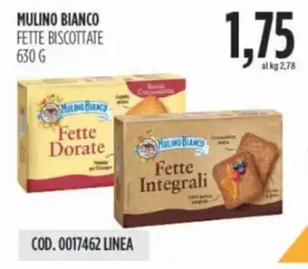 Carico Cash & Carry Mulino bianco fette biscottate offerta