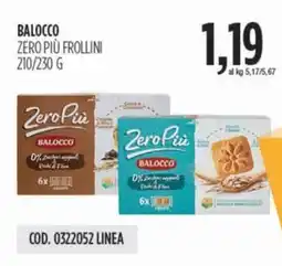 Carico Cash & Carry Balocco zero più frollini offerta