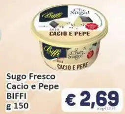 Paghi Poco Sugo Fresco Cacio e Pepe BIFFI offerta