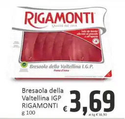 Paghi Poco Bresaola della Valtellina IGP RIGAMONTI offerta
