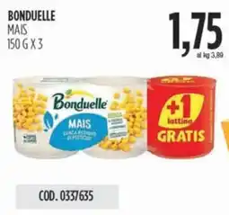 Carico Cash & Carry Bonduelle mais offerta