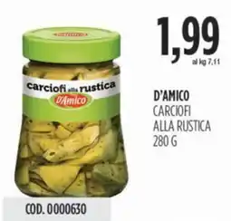 Carico Cash & Carry D'amico carciofi alla rustica offerta