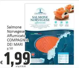 Paghi Poco Salmone Norvegese Affumicato COMPAGNIA DEI MARI offerta