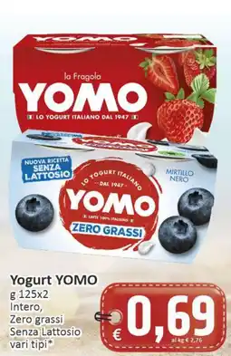 Paghi Poco Yogurt yomo intero, zero grassi, senza lattosio offerta