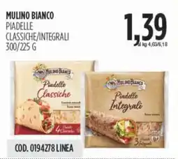 Carico Cash & Carry Mulino bianco piadelle classiche/integrali offerta