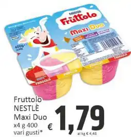 Paghi Poco Fruttolo nestlè maxi duo offerta